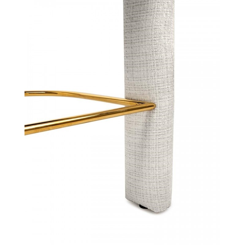 Mamaison Krzesło Barowe Logan Białe