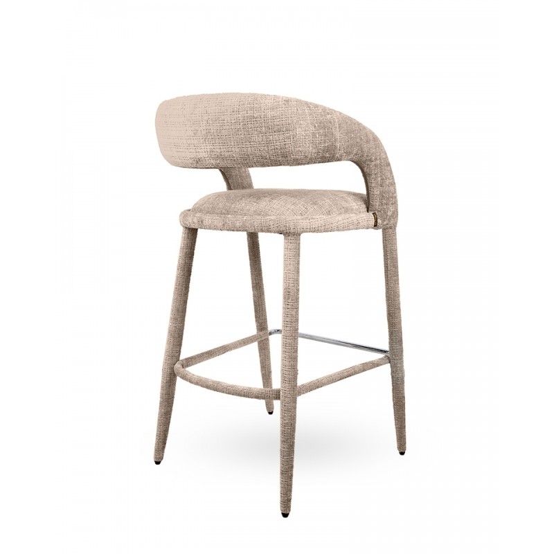 Mamaison Krzesło Barowe Iris Beżowe