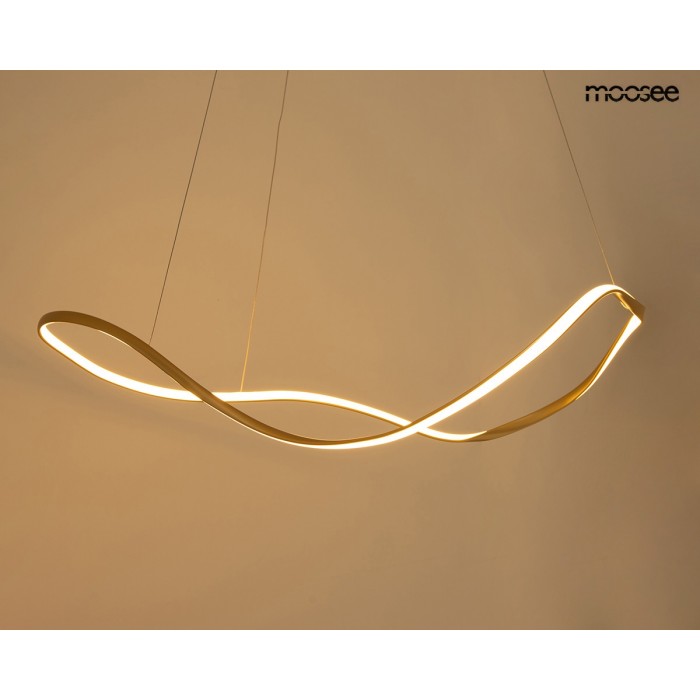 Moosee Lampa Wisząca Waves 100 Złota