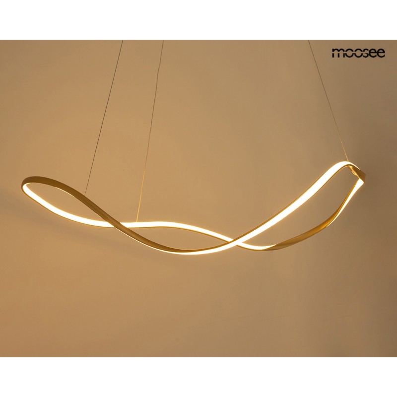 Moosee Lampa Wisząca Waves 100 Złota