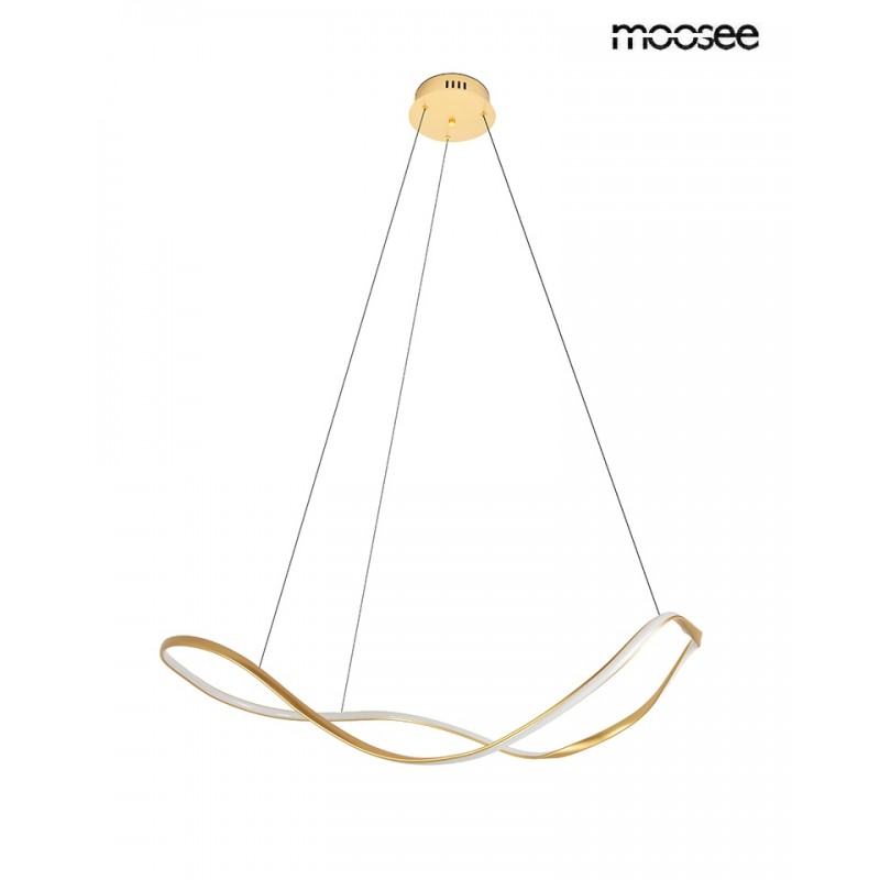 Moosee Lampa Wisząca Waves 100 Złota