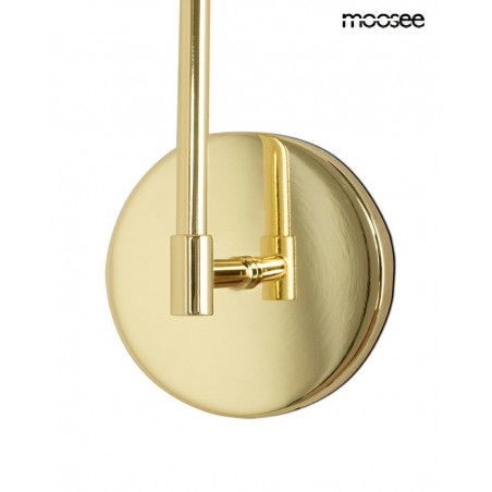 Moosee Lampa Ścienna Imperio Złota