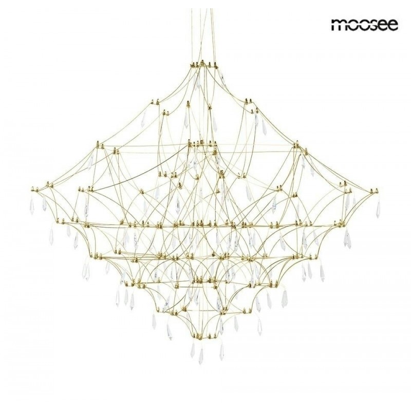 Lampa wisząca CONSTELATION 120 GOLD - LED, stal szczotkowana