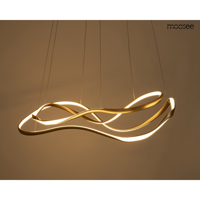Moosee Lampa Wisząca Waves 2 Złota