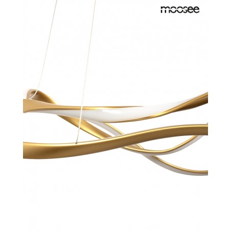 Moosee Lampa Wisząca Waves 2 Złota