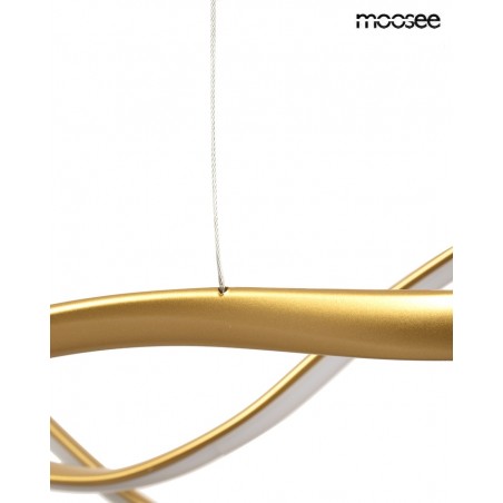 Moosee Lampa Wisząca Waves 2 Złota