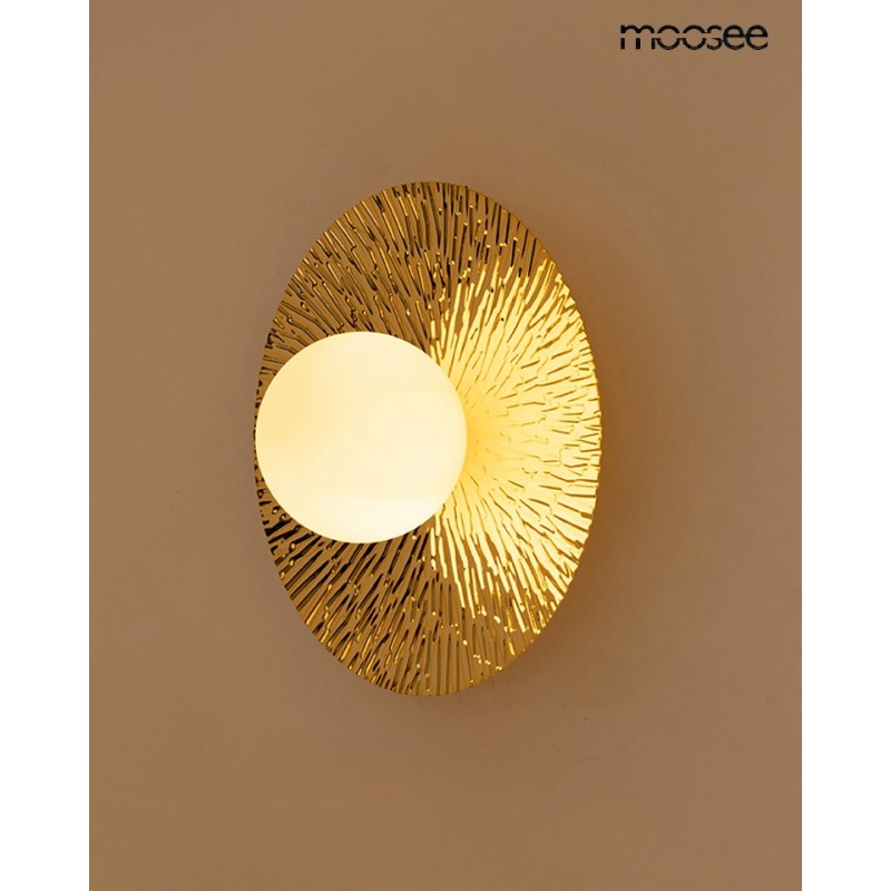 Moosee Lampa Ścienna Soul 30 Złota