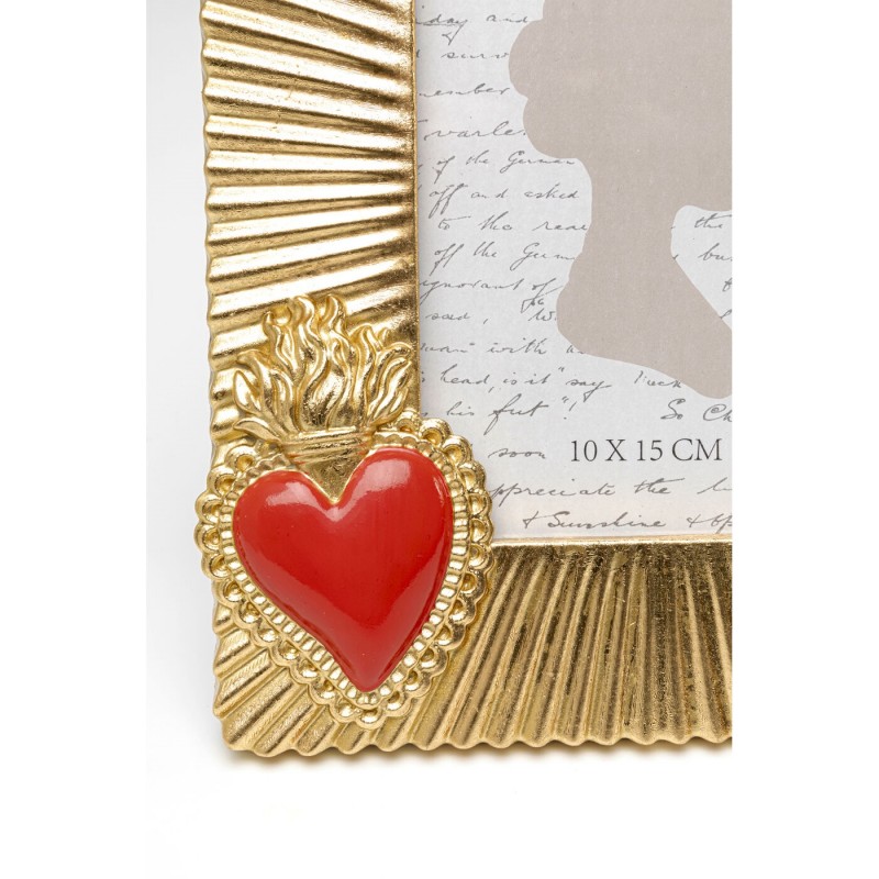 Kare Ramka Na Zdjęcia Flaming Heart Due   10X15 Cm