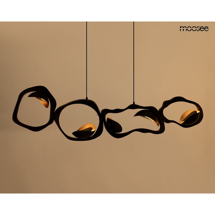 Moosee Lampa Wisząca Torre Czarna