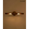 Moosee Lampa Ścienna Crudo Złota