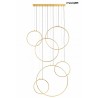 Moosee Lampa Wisząca Circulo Six Złota