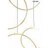 Moosee Lampa Wisząca Circulo Six Złota