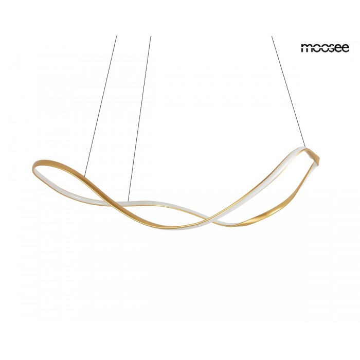 Moosee Lampa Wisząca Waves 80 Złota