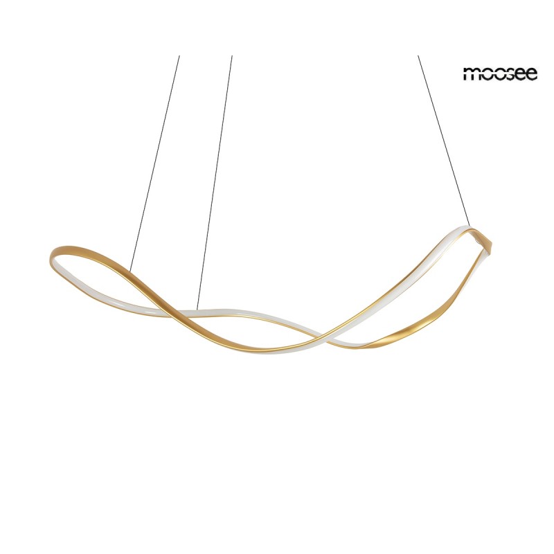 Moosee Lampa Wisząca Waves 80 Złota