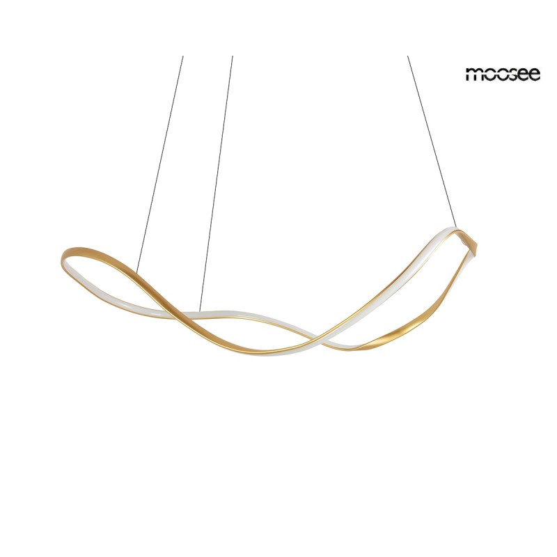 Moosee Lampa Wisząca Waves 60 Złota
