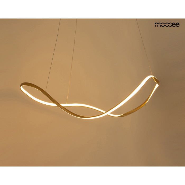 Moosee Lampa Wisząca Waves 60 Złota