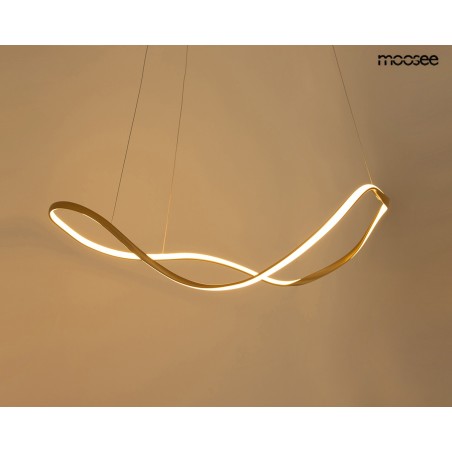 Moosee Lampa Wisząca Waves 60 Złota
