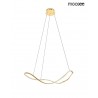 Moosee Lampa Wisząca Waves 60 Złota