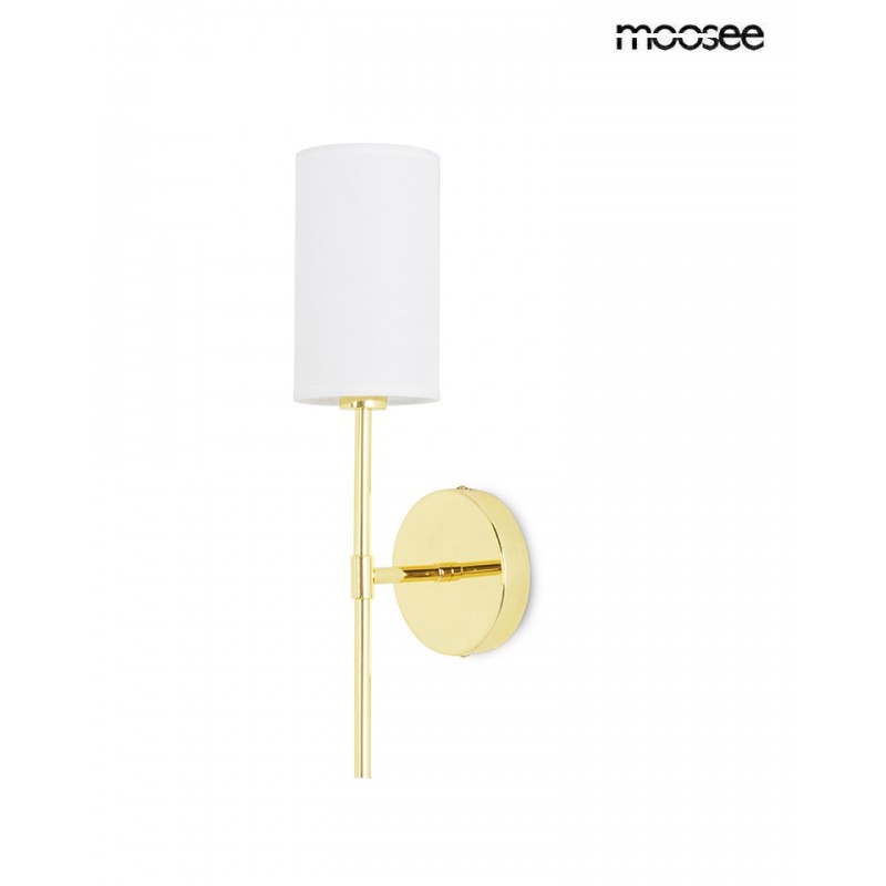 Moosee Lampa Ścienna Imperio Złota