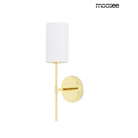 Moosee Lampa Ścienna Imperio Złota
