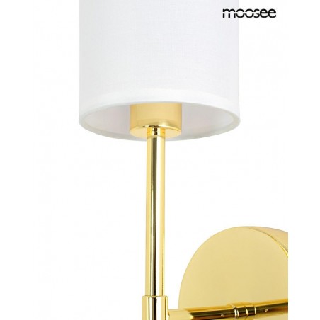 Moosee Lampa Ścienna Imperio Złota