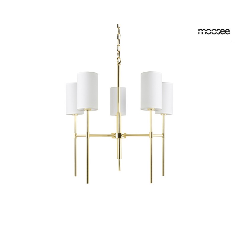 Moosee Lampa Wisząca Imperio 5 Złota