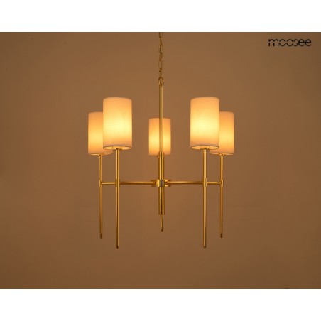 Moosee Lampa Wisząca Imperio 5 Złota