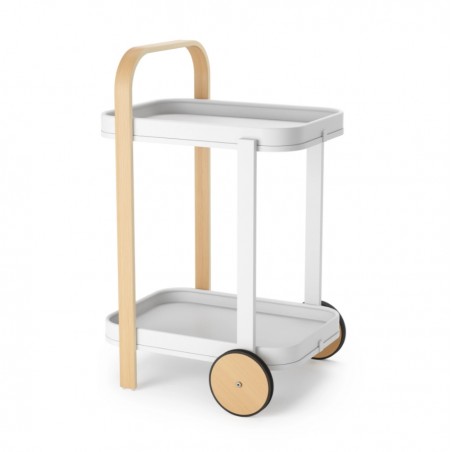 Umbra Wózek Do Serwowania Bellwood Biały Naturalny