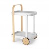 Umbra Wózek Do Serwowania Bellwood Biały Naturalny