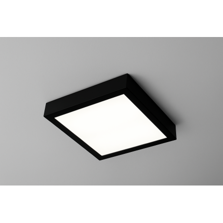 BLOS mini Fluo 2x18W plafon AQForm natynkowy czarny mat