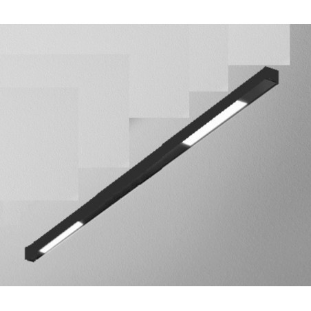 Aqform MIXLINE INV LED 113 cm natynkowy czarny mat