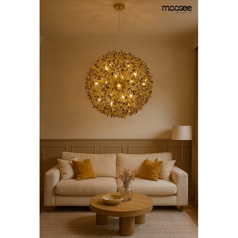 Moosee Lampa Wisząca Monete 65 Złota