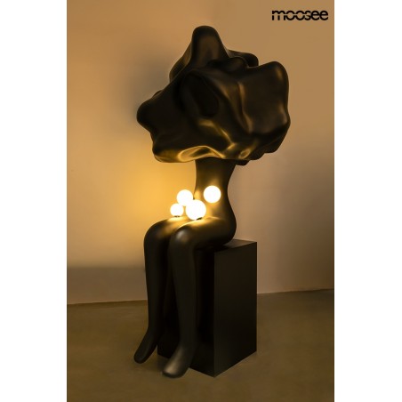 Moosee Lampa Podłogowa Human In The       Clouds Czarna