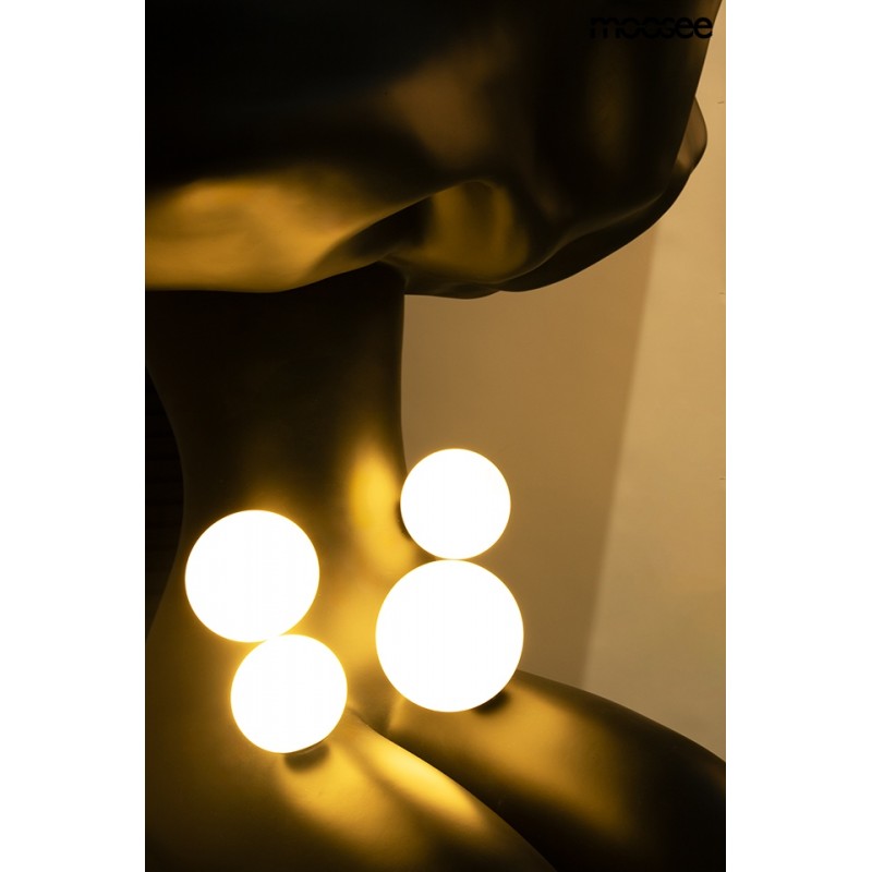 Moosee Lampa Podłogowa Human In The       Clouds Czarna