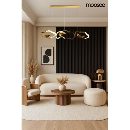 Moosee Lampa Wisząca Chain Złota