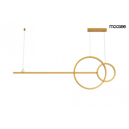 Moosee Lampa Wisząca Rage Złota