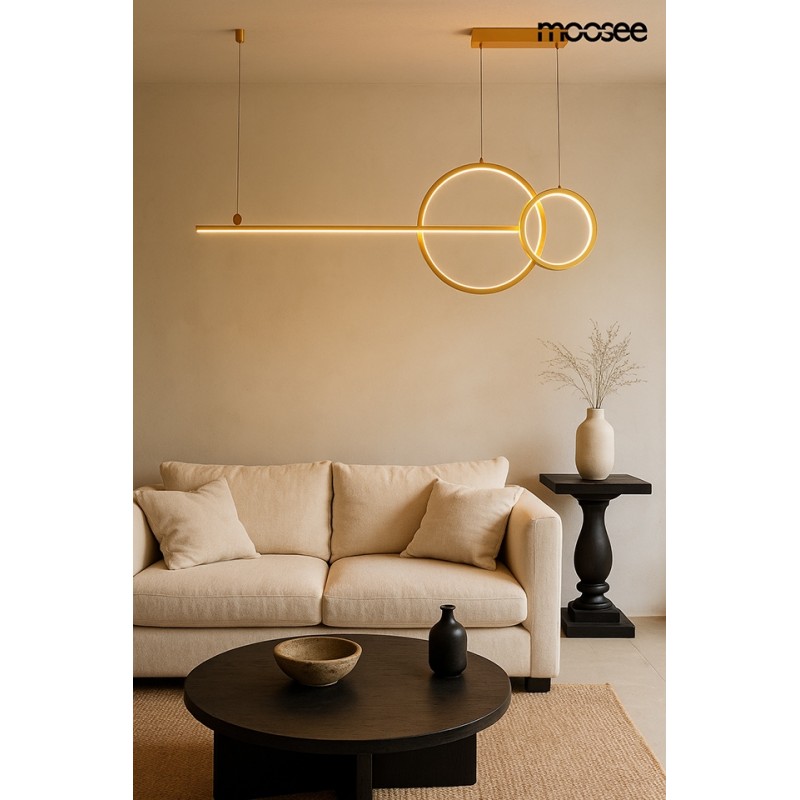 Moosee Lampa Wisząca Rage Złota