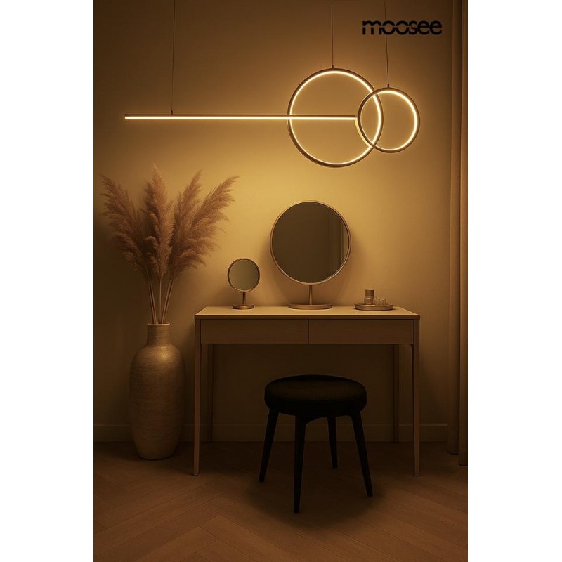 Moosee Lampa Wisząca Rage Złota