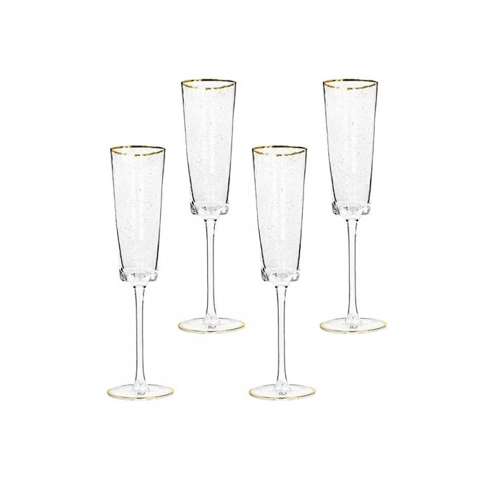 Kare Komplet 4 Kieliszków Do Szampana     Hommage 165Ml