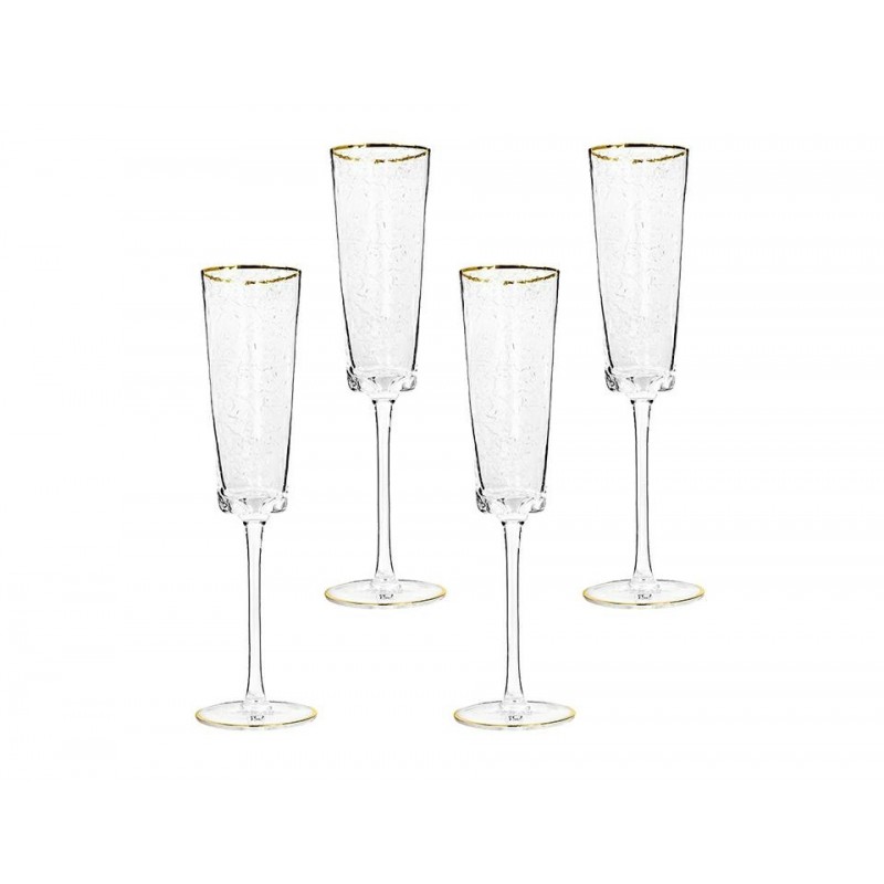 Kare Komplet 4 Kieliszków Do Szampana     Hommage 165Ml