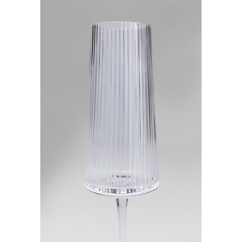 Kare Komplet 4 Kieliszków Do Szampana     Riffle 215 Ml