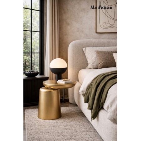 Mamaison Stolik Elias Złoty / Drewno