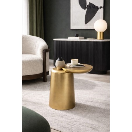 Mamaison Stolik Elias Złoty / Drewno