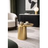 Mamaison Stolik Elias Złoty / Drewno
