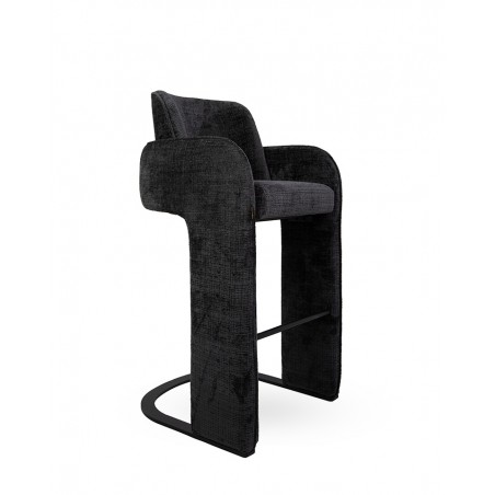 Mamaison Krzesło Barowe Bora Czarne