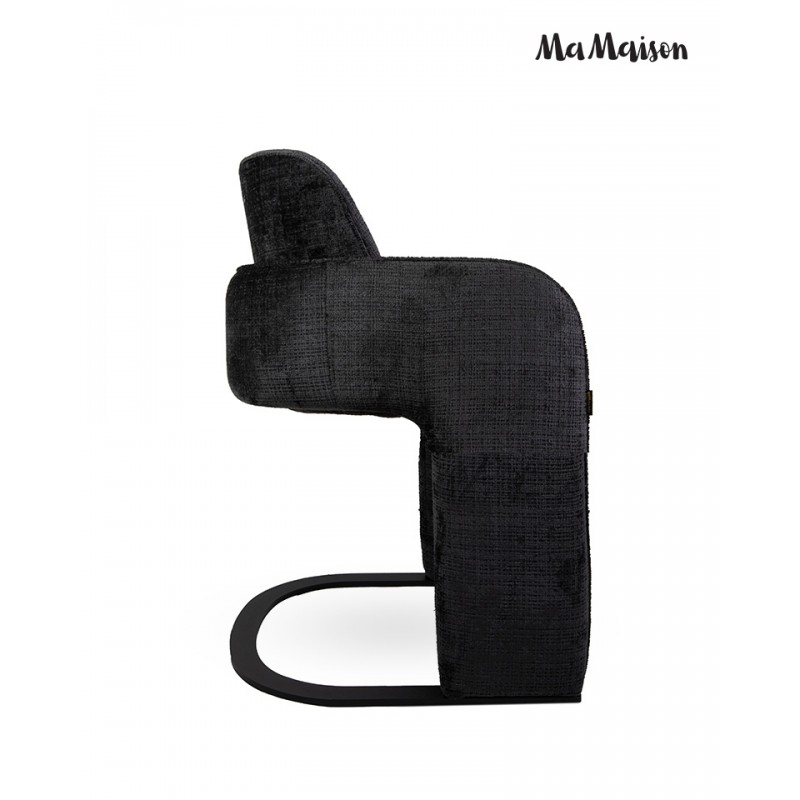 Mamaison Krzesło Bora Czarne