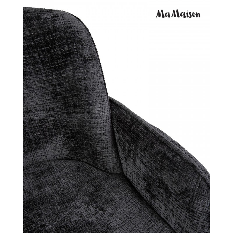 Mamaison Krzesło Bora Czarne