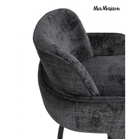 Mamaison Krzesło Bora Czarne