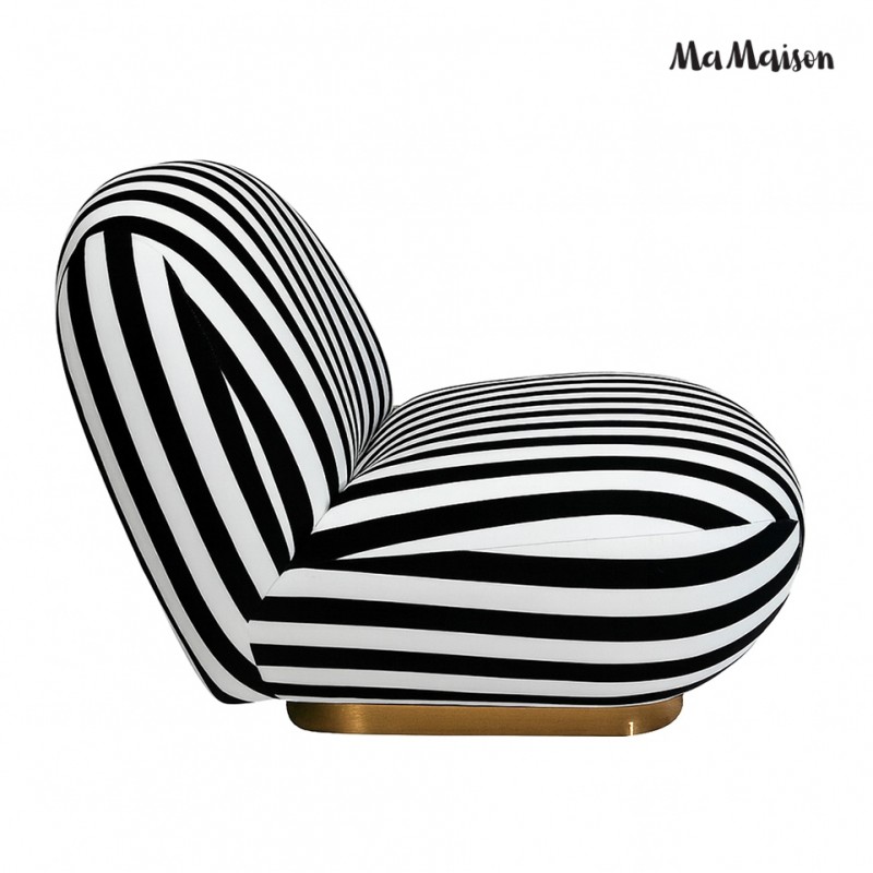 Mamaison Fotel Obrotowy Azure Biały /     Czarny