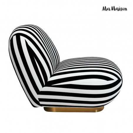 Mamaison Fotel Obrotowy Azure Biały /     Czarny